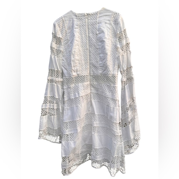 THURLEY Equator long sleeve Dress, size 10- Ivory - Picture 6 of 8